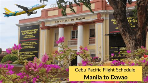 cebu pacific flight schedule manila to davao